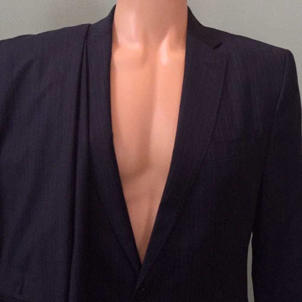 Versace Collection Suit Pinstriped - image 2